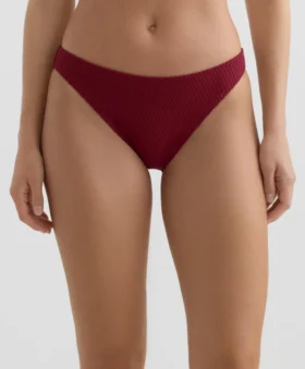 Culottes de bikini classiques en jacquard à petits carreaux