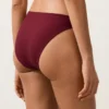 Culottes de bikini classiques en jacquard à petits carreaux