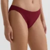 Culottes de bikini classiques en jacquard à petits carreaux