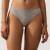 Culottes de bikini classiques à rayures