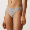 Culottes de bikini classiques à rayures