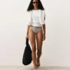 Culottes de bikini classiques à rayures