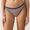 Culottes de bikini classiques à rayures texturées Culottes de bikini classiques à rayures texturées