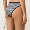 Culottes de bikini classiques à rayures texturées Culottes de bikini classiques à rayures texturées