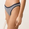 Culottes de bikini classiques à rayures texturées Culottes de bikini classiques à rayures texturées