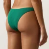 Culottes de bikini coupe en U à couverture moyenne en piqué