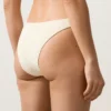 Culottes de bikini à coupe en U et en tissu froissé, couvrance moyenne Culottes de bikini à coupe en U et en tissu froissé, couvrance moyenne