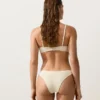 Culottes de bikini à coupe en U et en tissu froissé, couvrance moyenne Culottes de bikini à coupe en U et en tissu froissé, couvrance moyenne