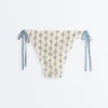 Culottes de bikini à couverture moyenne en crochet à nouer, motif vagues Culottes de bikini à couverture moyenne en crochet à nouer, motif vagues