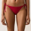 Culottes de bikini à couverture moyenne en tissu gaufré avec liens Culottes de bikini à couverture moyenne en tissu gaufré avec liens