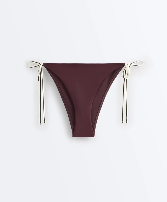 Culottes de bikini à nouer, couverture moyenne Culottes de bikini à nouer, couverture moyenne