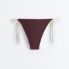 Culottes de bikini à nouer, couverture moyenne Culottes de bikini à nouer, couverture moyenne