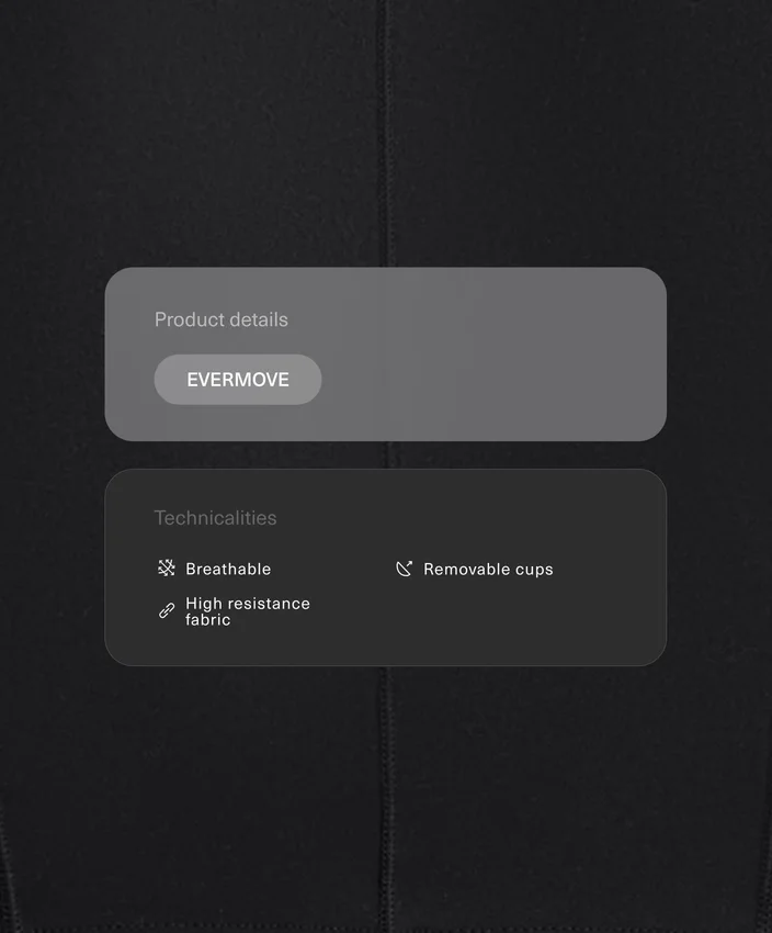 Débardeur à bretelles Evermove Débardeur à bretelles Evermove
