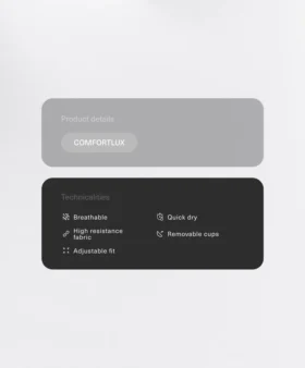 Débardeur Comfortlux à bretelles réglables