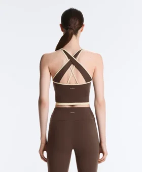 Débardeur Comfortlux à dos croisé contrasté