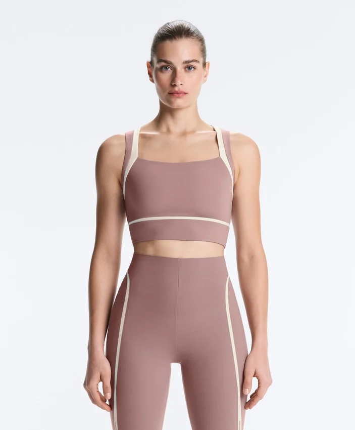 Débardeur compressif à contraste Débardeur compressif à contraste