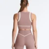 Débardeur compressif à contraste Débardeur compressif à contraste