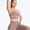 Débardeur compressif à contraste Débardeur compressif à contraste