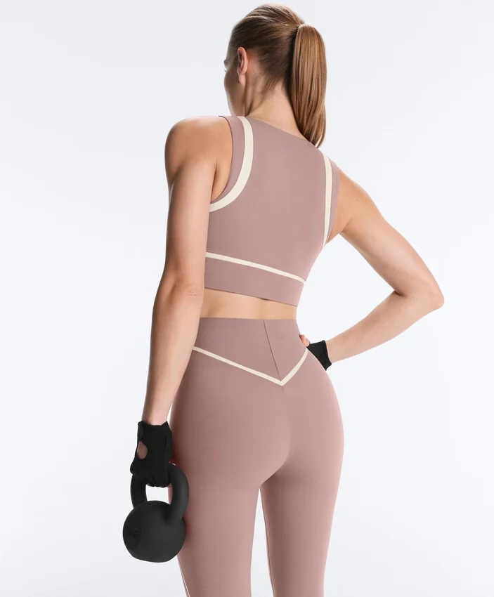 Débardeur compressif à contraste Débardeur compressif à contraste