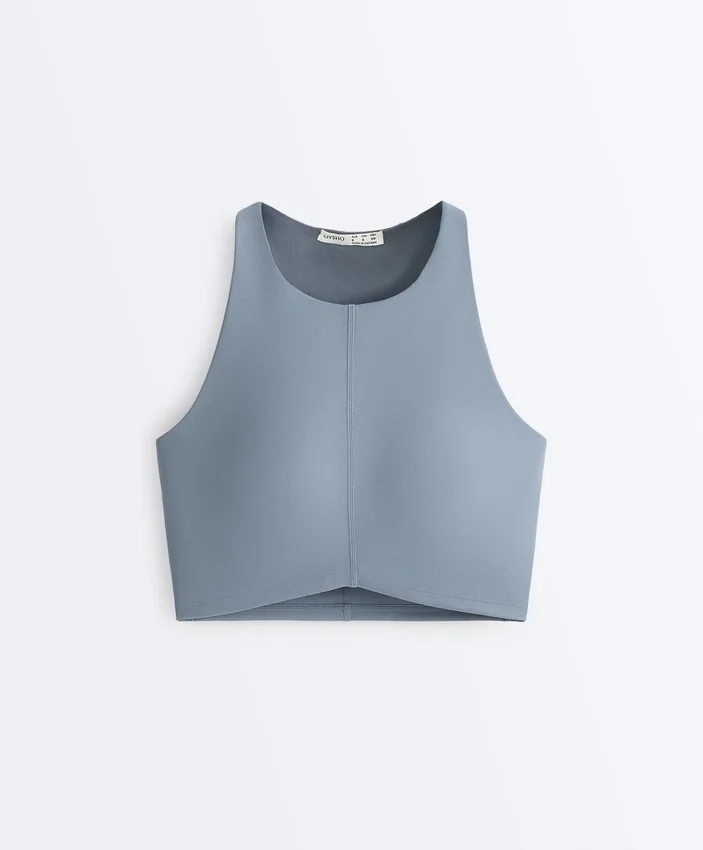 Débardeur compressif à coutures apparentes Débardeur compressif à coutures apparentes