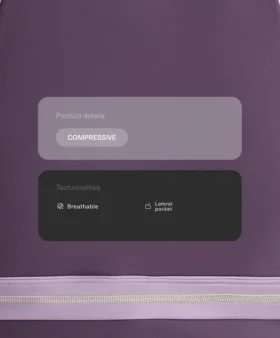 Débardeur compressif à dos nu