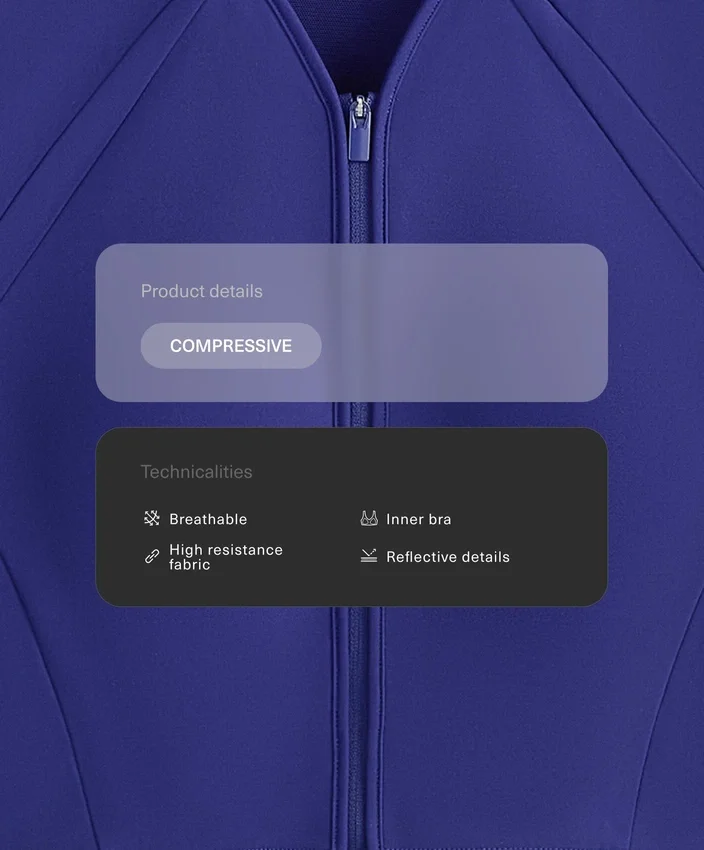 Débardeur compressif réfléchissant Débardeur compressif réfléchissant