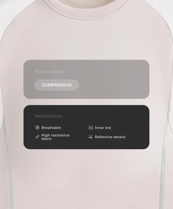 Débardeur compressif réfléchissant Débardeur compressif réfléchissant