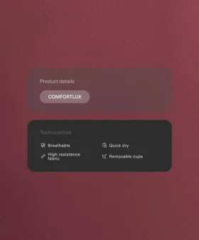 Débardeur à dos nu Comfortlux