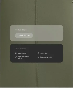 Débardeur dos nu Comfortlux
