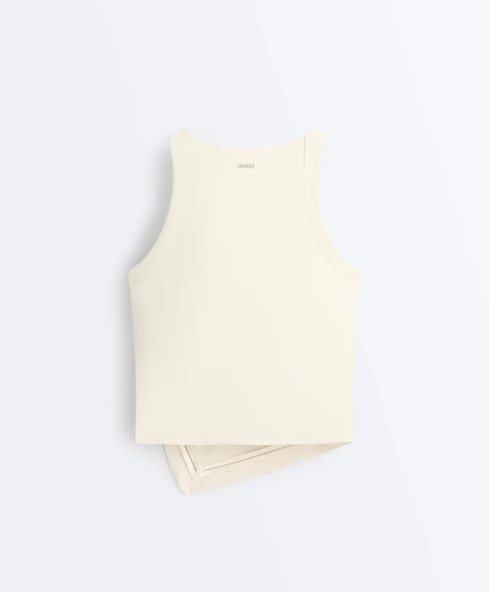 Débardeur à dos nu Comfortlux avec ourlet ajouré Débardeur à dos nu Comfortlux avec ourlet ajouré