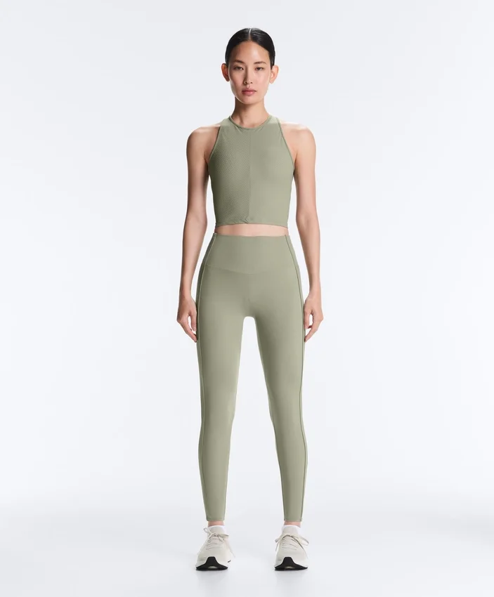 Leggings Comfortlux taille haute à côtes, longueur cheville Leggings Comfortlux taille haute à côtes, longueur cheville