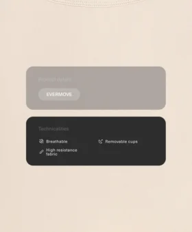 Débardeur dos nu Evermove