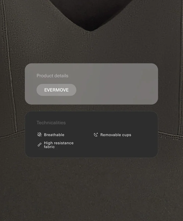 Débardeur à manches courtes Evermove Débardeur à manches courtes Evermove