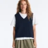 Gilets en maille à col en V Gilets en maille à col en V
