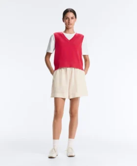 Gilets en maille à col en V