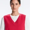 Gilets en maille à col en V Gilets en maille à col en V