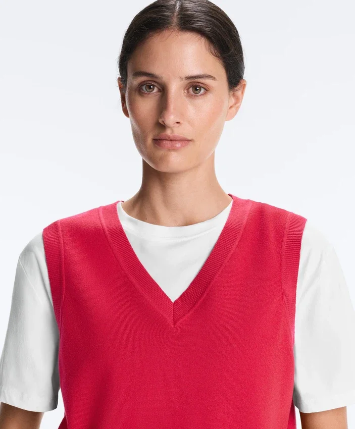 Gilets en maille à col en V Gilets en maille à col en V