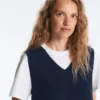 Gilets en maille à col en V Gilets en maille à col en V