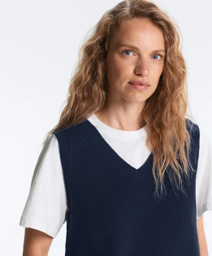Gilets en maille à col en V Gilets en maille à col en V