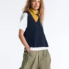 Gilets en maille à col en V Gilets en maille à col en V