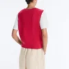 Gilets en maille à col en V Gilets en maille à col en V