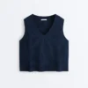 Gilets en maille à col en V Gilets en maille à col en V