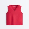 Gilets en maille à col en V Gilets en maille à col en V