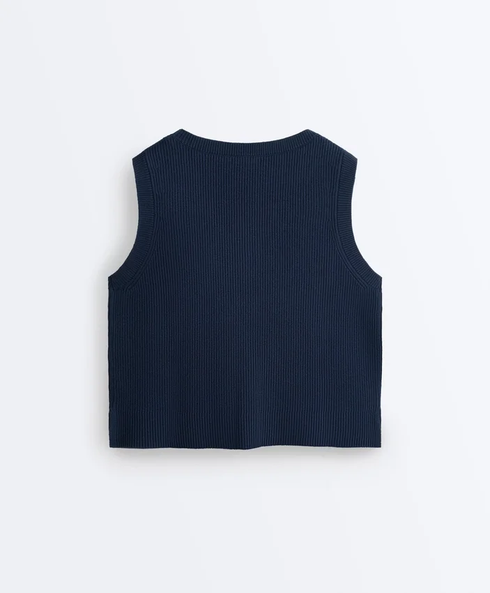 Gilets en maille à col en V Gilets en maille à col en V