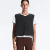 Gilets sans manches matelassés fins en nylon Gilets sans manches matelassés fins en nylon