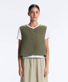 Gilets sans manches matelassés fins en nylon Gilets sans manches matelassés fins en nylon