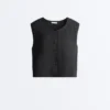 Gilets sans manches matelassés fins en nylon Gilets sans manches matelassés fins en nylon