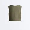 Gilets sans manches matelassés fins en nylon Gilets sans manches matelassés fins en nylon