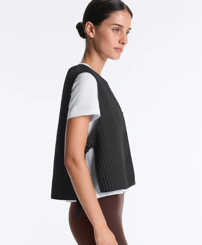 Gilets sans manches matelassés fins en nylon Gilets sans manches matelassés fins en nylon