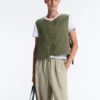 Gilets sans manches matelassés fins en nylon Gilets sans manches matelassés fins en nylon
